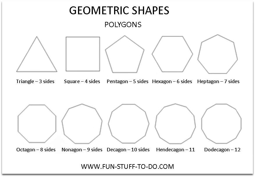 shape worksheets