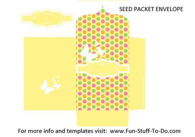 Seed Packet Envelope Yellow