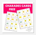 Charades Cards Free Printable