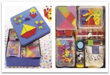 travel play tin box to make with felt creations and magnets