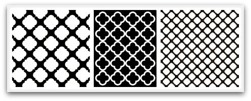 Geometric Shapes Quatrefoil