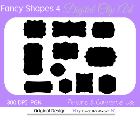 Fancy Shapes Bracket Labels