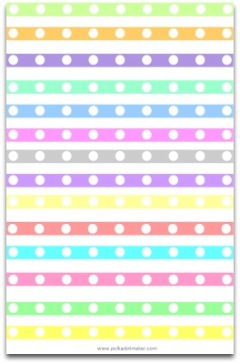 polka dot paper, paper lint, paper ribbon, free borders, free dividers, pastel pink, pastel green, pastel blue, pastel yellow, lavender, 