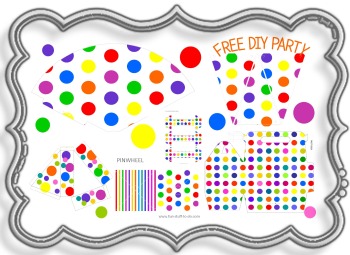 Polka Dot Party Decorations Free Diy Birthday Party Supplies