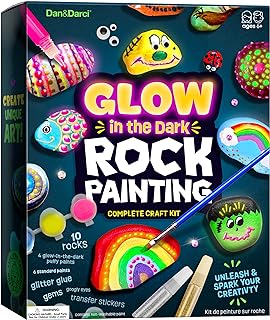 Rock-painting-glow-in-the-dark-crafts-for-kids-parties