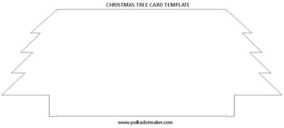 Christmas Tree Card Template