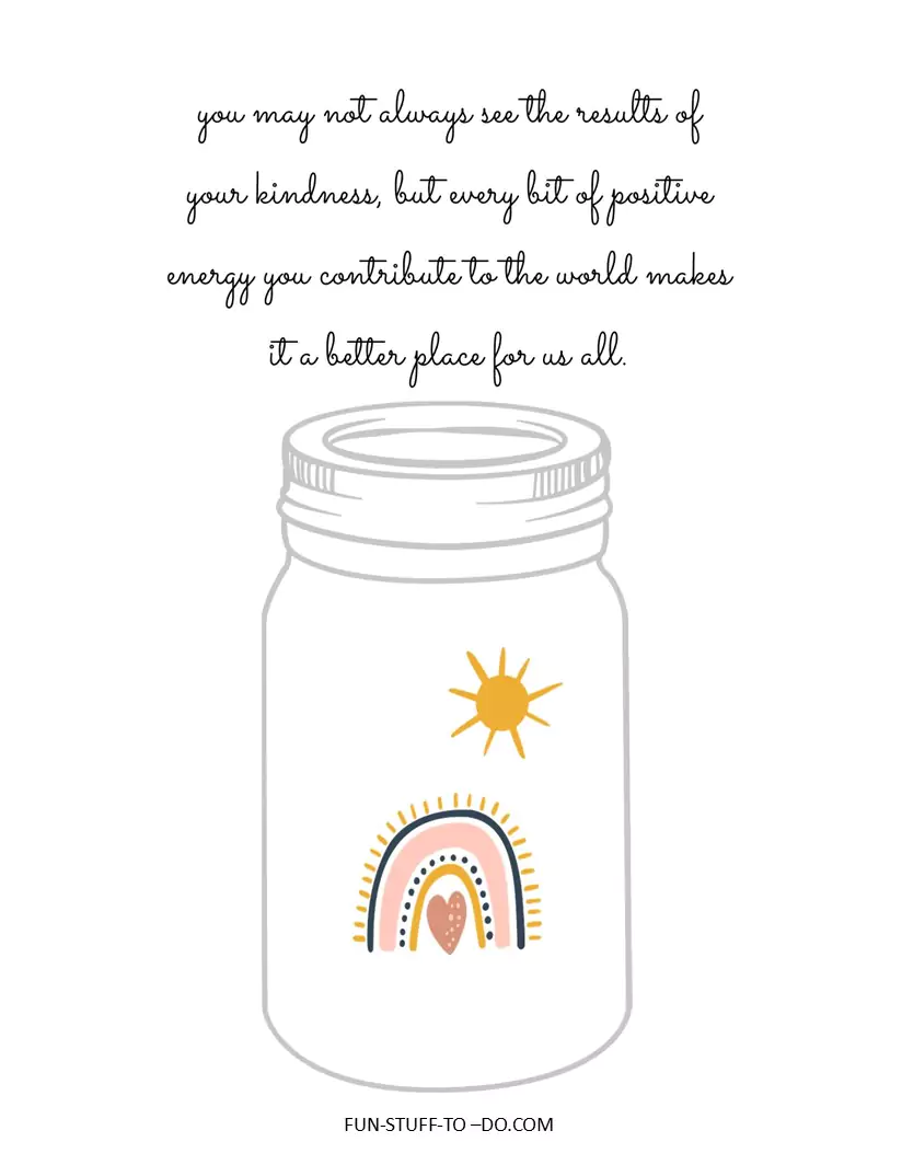 Jar of hope Kindness