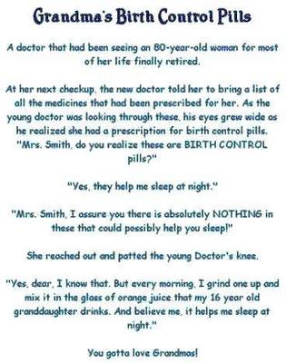 Birth Control Pill - Funny
