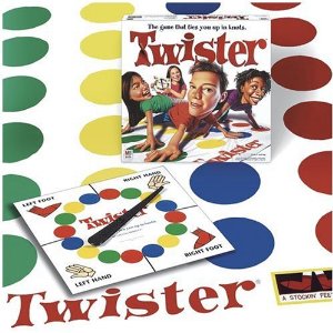 Messy Twister Game With A Paint Twist