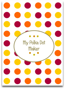 polka dots, templates, modern, trendy, craft