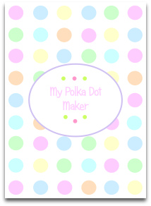 pastel, polka dots, various pastel colors, pink, green, blue, orange, yellow