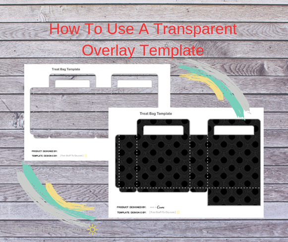 Transparent overlay template tutorial