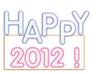 Happy 2012 Wording