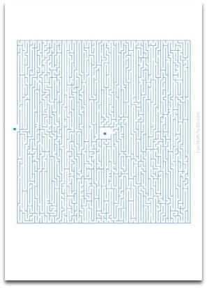 difficult printable mazes