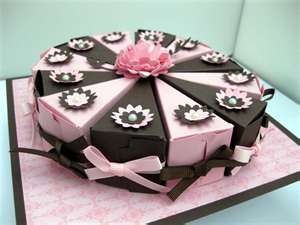 Single Tier Cake Made With Cake Slice Boxes