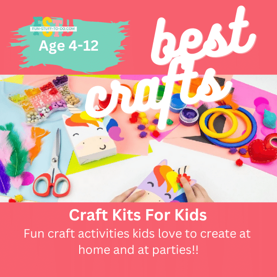Kids Craft Kits. A fun way to encourage creativity and build self-esteem. High quality, unique, most sought-after craft kits for kids parties and holiday fun.  