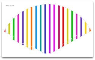 party hat template