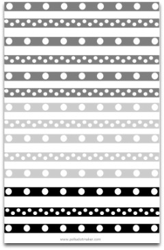 black and white polka dots, polka dot paper, polka dot decorations, polka dot border, polka dot scrapbook paper, gray polka dot