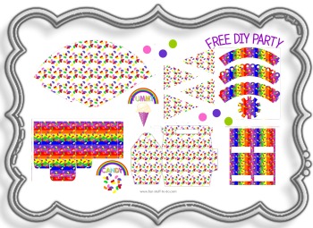 jelly beans, party decorations, candy party decorations, party hat template, party box template, birthday party decorations, party decorating ideas, birthday party themes