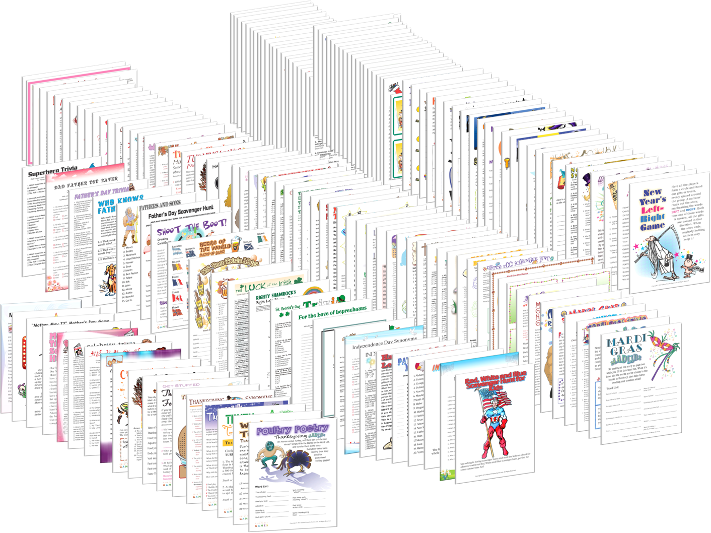 Printable Games Bundle