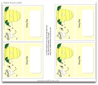 table place cards, free table place cards, printable table place cards, party decoration ideas, birthday party themes, party decorating ideas, kids birthday party supplies, free party decorations