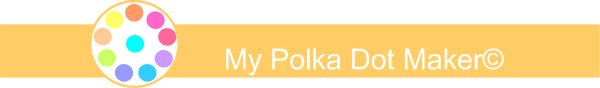 CREATE YOUR OWN POLKA DOT PAPER! polka dot maker, templates, printables, colors, sizes, color trends