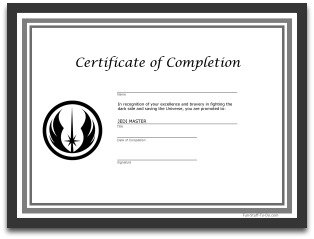 star wars, jedi, certificate, party ideas, party activities, star wars party ideas 