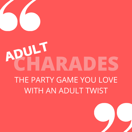 Adult Charades Ideas for those who: 'Can't stop playing because they won't grow old!'. Let the action begin at adult parties with real world fun games. Dinner party, Office party, Birthday party fun