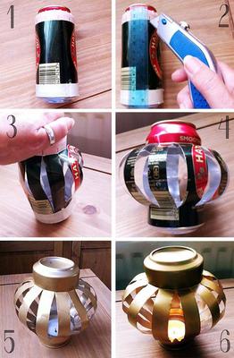 Soda Can Lantern