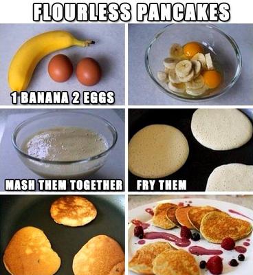 Banana Omelettes - Gluten Free Pancakes