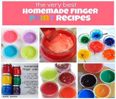 best finger paint recipes,  20 July 2010