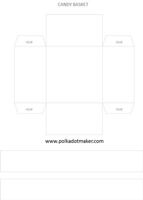 Candy Basket Template