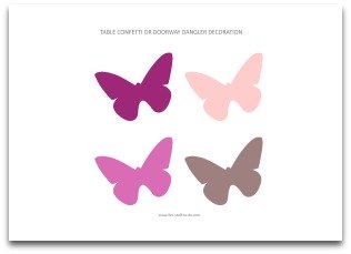 printable butterfly decorations