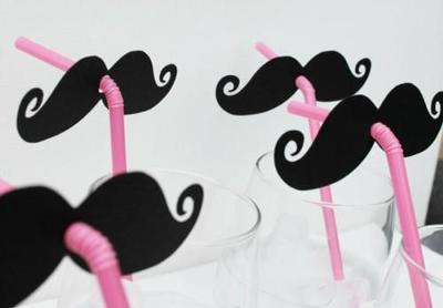 Drinking Straw Moustache