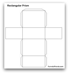 pics Rectangular Prism Nets Printable printable shapes