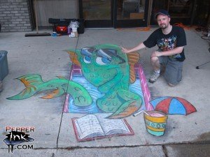 cool chalk art 