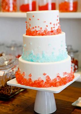 Rock Candy On Cake
