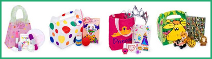 toy bags, party bags, party games, party favors
