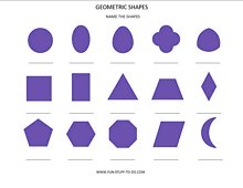Name the geometric shapes