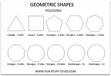 Geometric Shapes Polygons