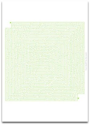 difficult printable mazes