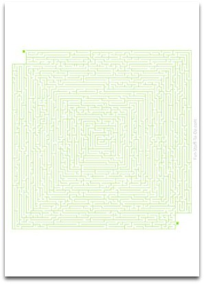 difficult printable mazes