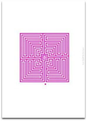 pattern maze