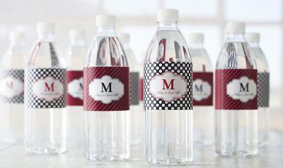 Water Bottle Labels