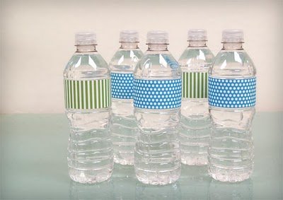 Water Bottle Labels DIY